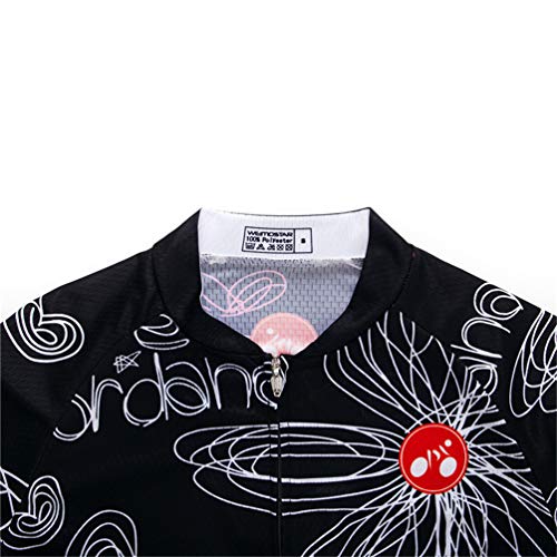 image for PSPORT Womens Cycling Jersey Long Sleeve Bicycle Tops MTB Bike Shirt M