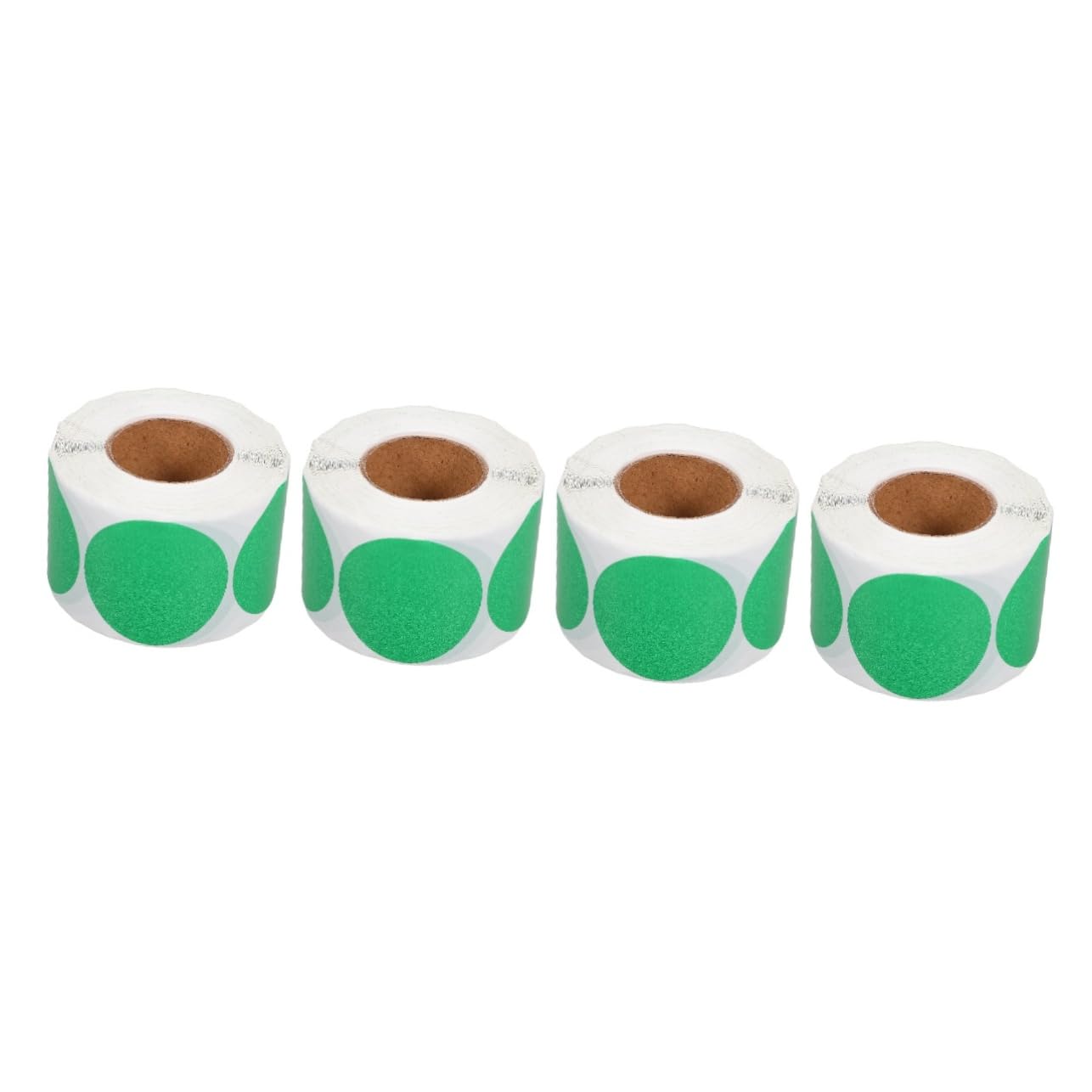 STOBOK 4rollen Runde Selbstklebende Druckbare Etiketten Thermoetiketten Für Lagerung Organisation Und Versand Wasserfest Und Beschreibbar Für Büro Und Zuhause