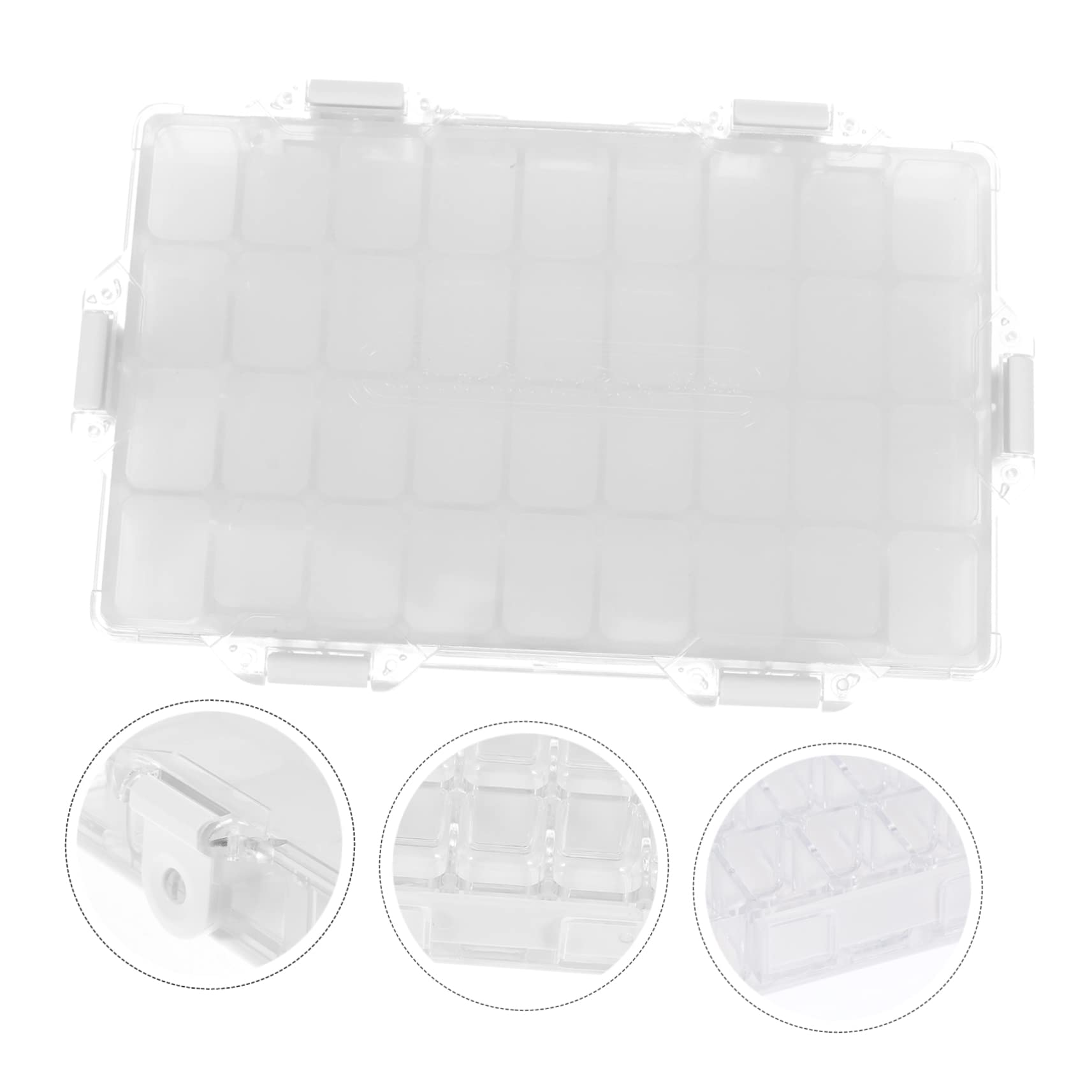 Anneome Caja de Pintura de Acuarela Hermética Placa de Pintura Práctica para Pintores Aficionados y Profesionales Abs Liviana