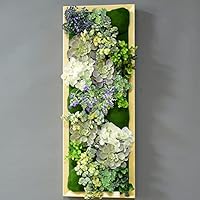 Amazon｜HGJH ウォールグリーン 壁掛け リアル 人工観葉植物 フェイク