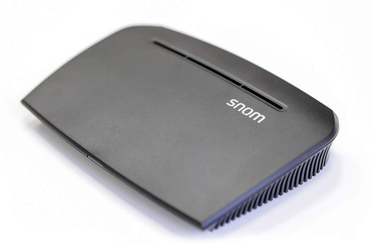 Snom M325 Singlecell IP-DECT-Paket, Schnurlos Set, DECT IP telefon + Basisstation (M300-Basisstation und M25-Mobilteilpaket, bis zu 20 Mobilteile, bis zu 5 parallele Anrufe), Schwarz, 00003955