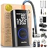 OlarHike Compresor de aire portátil para inflador de neumáticos, sistema de manguera dual inteligente, bomba de aire automática de 160 PSI para neumáticos de automóvil, bicicleta, bicicleta