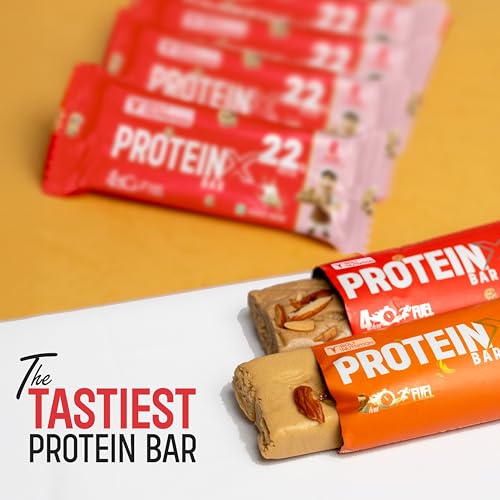 Image of Bolt High Protein Bar | 22g Protein Per Bar | No Sugar | Gluten-Free | Power Snack for Gym, Sports & Muscle Recovery | Pack of 1 - Mango