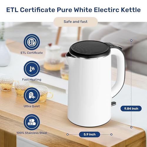 Hervidor eléctrico YSSOA 1.8L acero inoxidable miniatura 3
