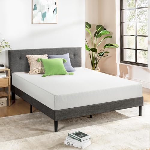 Image of Best Price Mattress 8 inch Twin Mattress Bed-In-A-Box, Green Tea Memory Foam, White