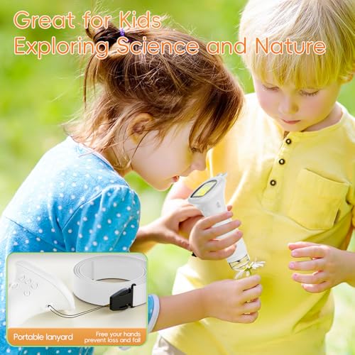 Digitales Mikroskop für Kinder, SGAINUL 1000x Zoom Mini-Mikroskopkamera für Kinder mit 2.0 Zoll Bildschirm Kindermikroskop… – Ansicht 3