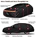 QUYDDC 16-Layer Special Full Car Cover Fit for 2006-2024 MERC-edes Benz ML/GLE Series, Ultra Heavy 600D Oxford Cloth, All-Weather Protection Summer Sun Exposure and Winter Snow Rain Dust UV, Black