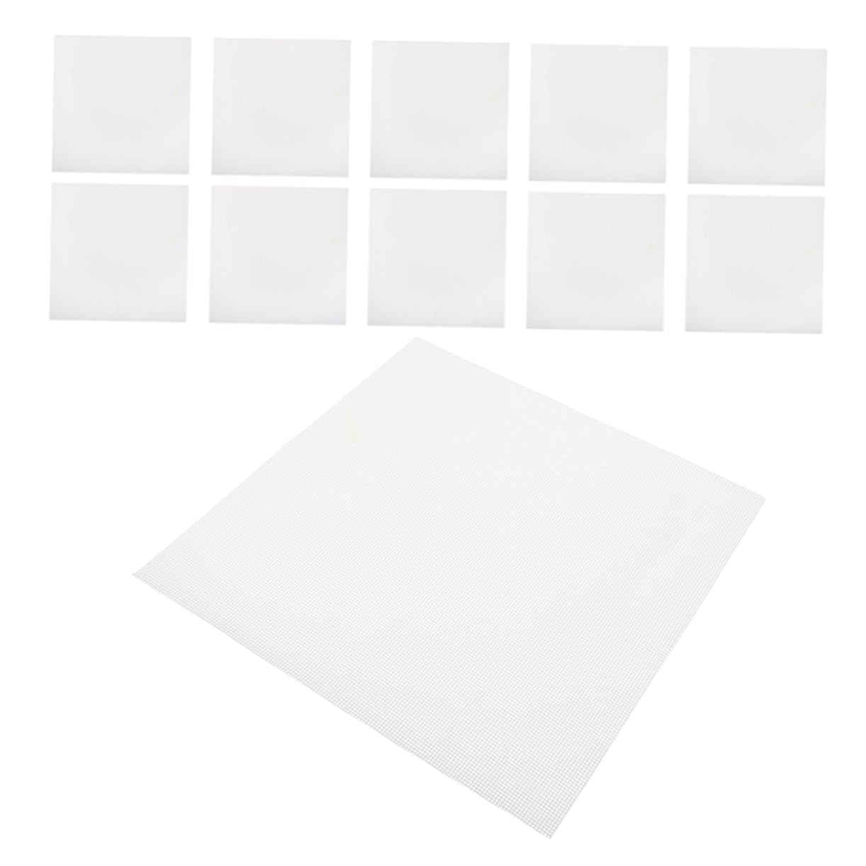 POPETPOP 12 Pezzi Tappetini in Silicone Bianco per Essiccatore Frutta e Verdura Superficie Antiaderente Facile da Pulire Accessori per Disidratatore da Cucina Riutilizzabili