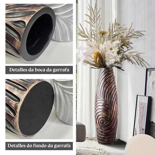 Resina Vasos para Planta, Vaso Decorativo Moderno e Minimalista, Vaso Floreira Adequado para Decorar