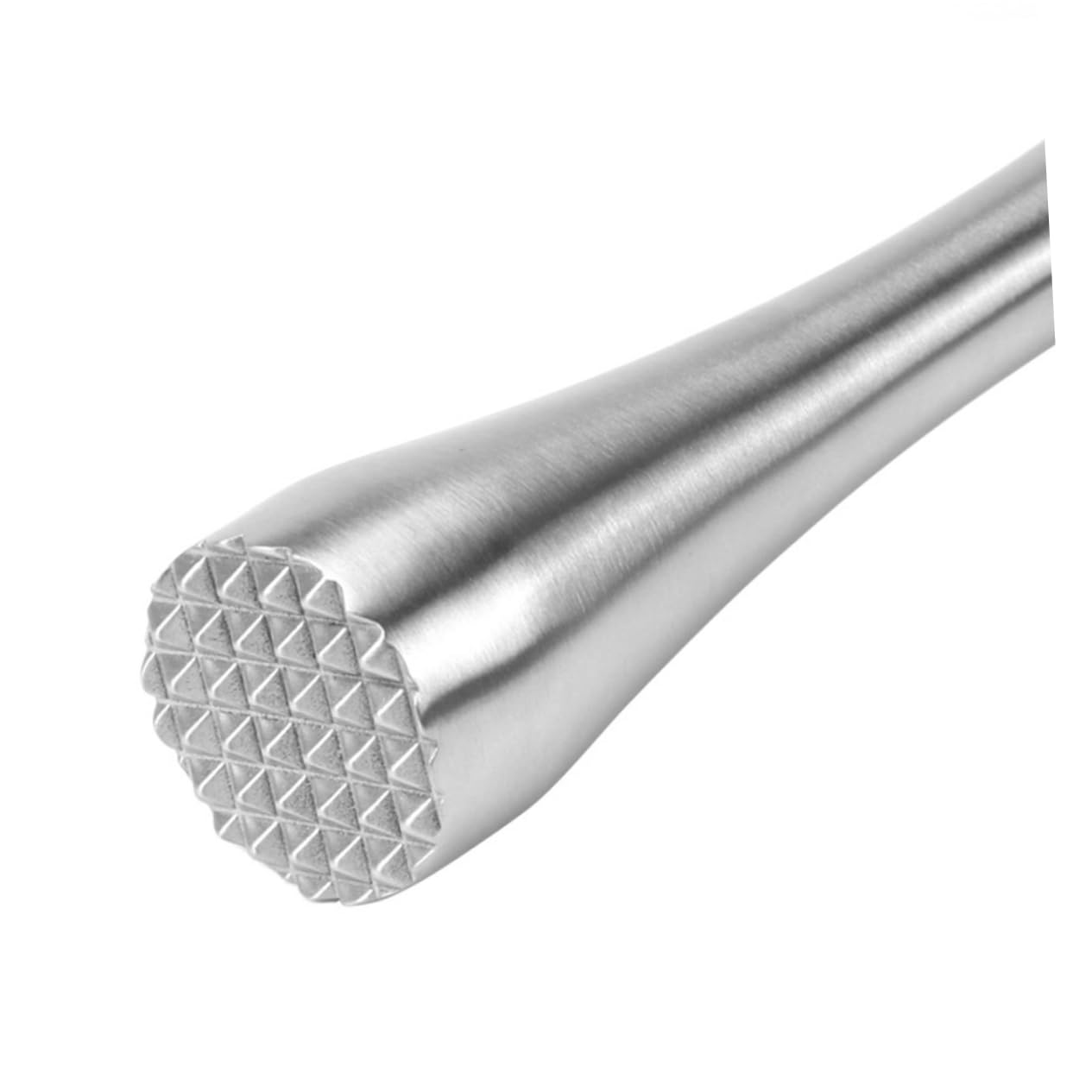 NAMOARLY Cocktail Muddler Stainless Steel Metal Muddler Plastic Tip Essential for Mixed Drink Preparation