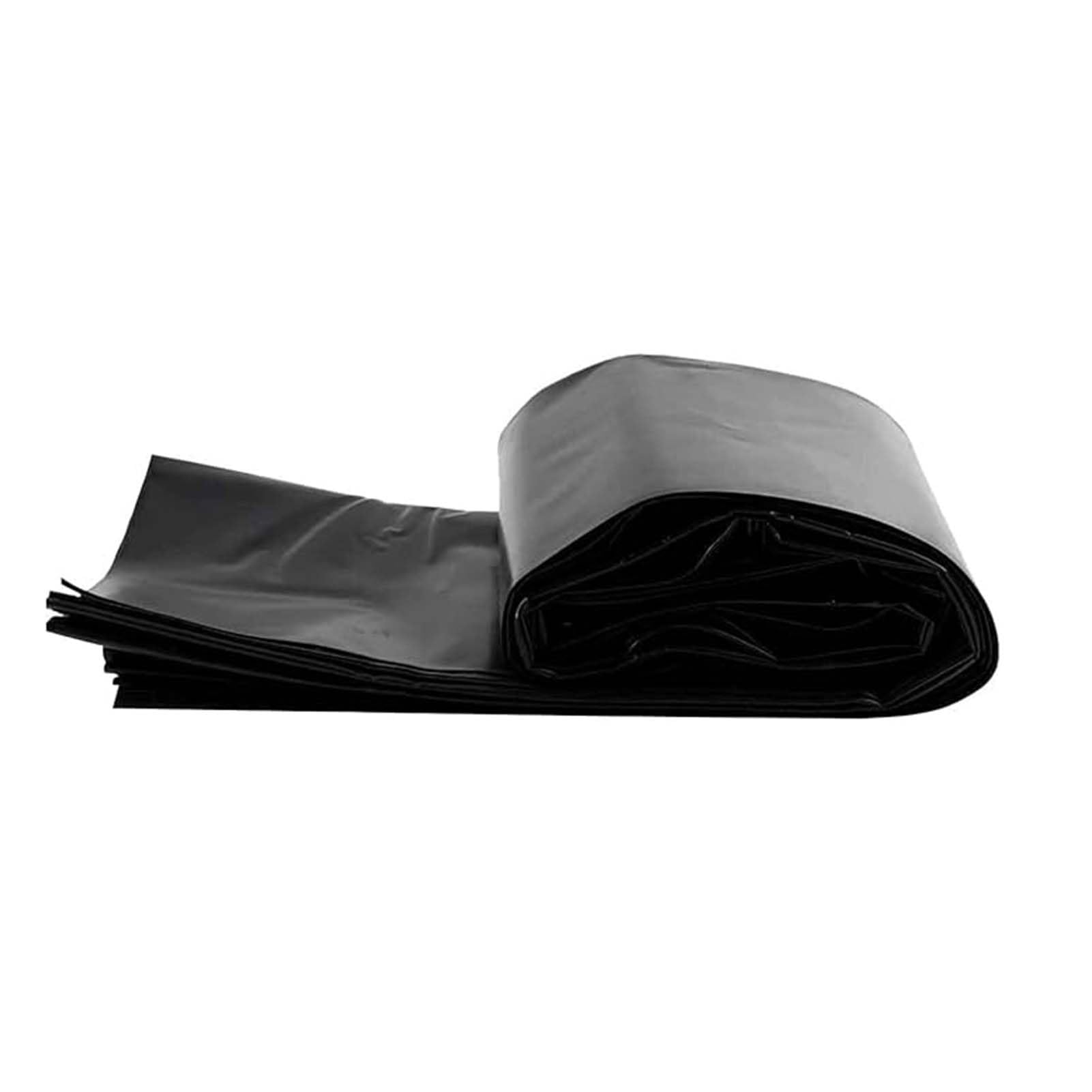 Whnoorher Heavy Duty HDPE Pond Liner UV Resistant Flexible Black Geomembrane 3x7m 5x6m 7x8m 8x10m 10x12m Large Garden Pond Liners Waterproof Membrane for Outdoor Ponds(2x7m(6.5x23ft))