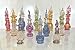 Lot of 6 Tiny Mouth Blown Egyptian Perfume Bottles Pyrex Glass