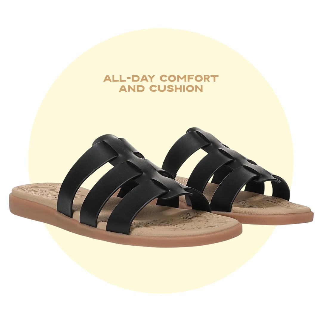 Blowfish Malibu Sandalias planas para mujer Jellyfish, Negro, 38 EU