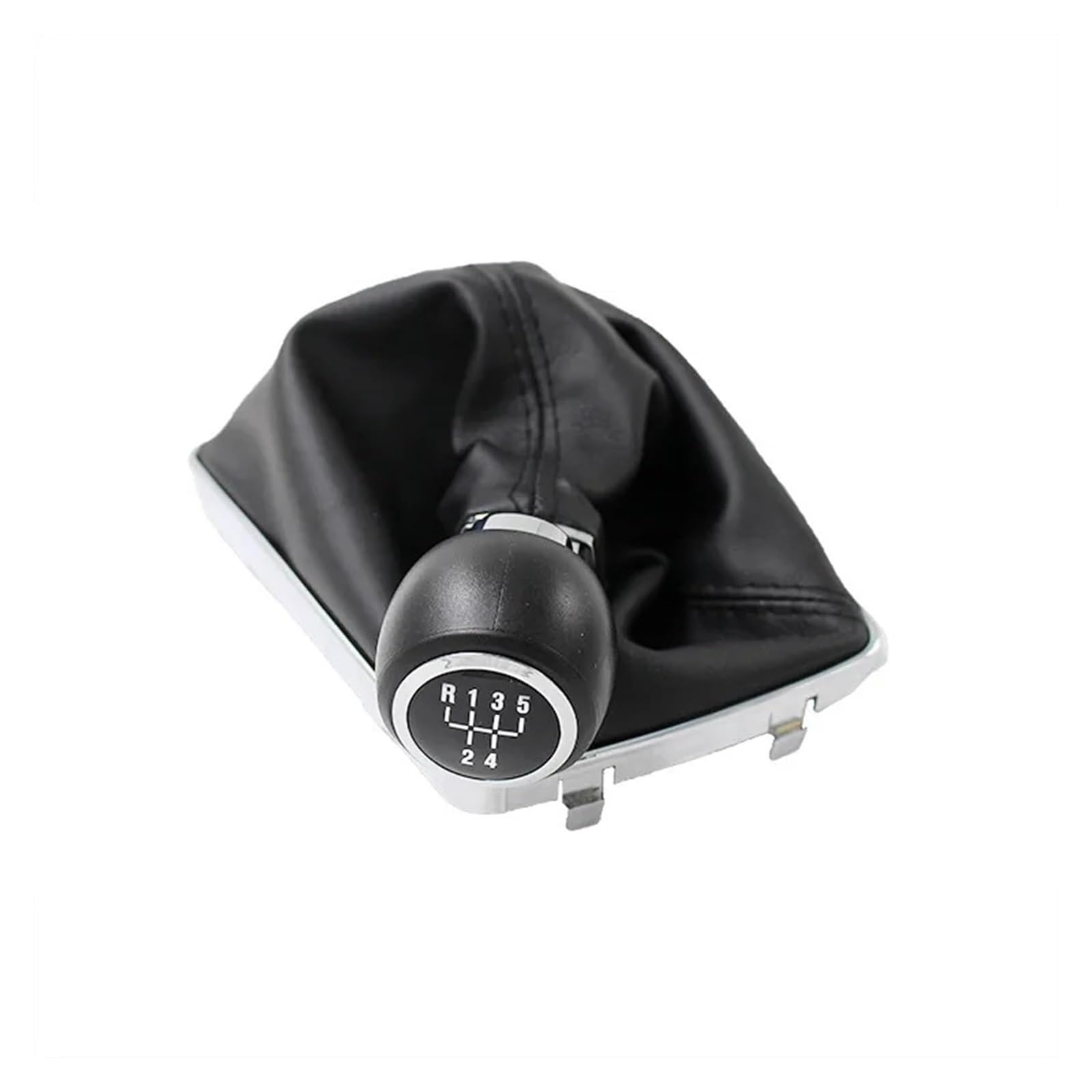 Pour ASTRA 2005-2010 5/6 Vitesses Pommeau Levier Vitesse En Cuir 12 Mm Finition Chromée Levier Vitesse Handball Pommeau levier vitesse(R12345)