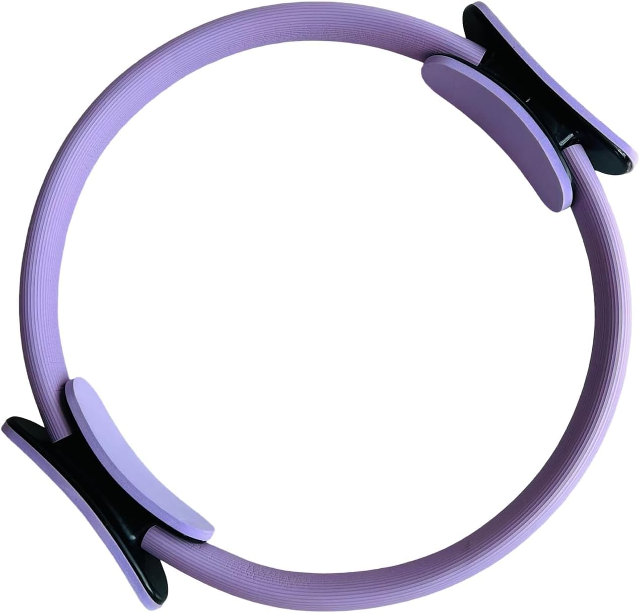 Pilates Fitness Ring,Double Handle Exercise Ring,Fitness Magical Ring,Core Balanced Pilates Resistance Ring,Pilates Magical Ring for Core Training,Toning Thighs,Abs and Legs Strong Toner (Purple)