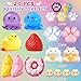 20Pcs Taba Squishy Pack Fidget Toys, Include Squishies Chick, Cat Paws, Hamster, Strawberry Toys, Sensory Toys for Kids, Classroom Birthday Gifts, Goodie Bag Stress Relief Toys (11big+9small)