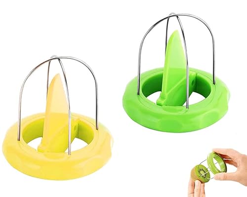 2 Pezzi Pelapatate Per Kiwi In Acciaio Inossidabile,Utensile Per Affettare Kiwi,Per Fruit Kiwi Mango Pitaya Fruits.