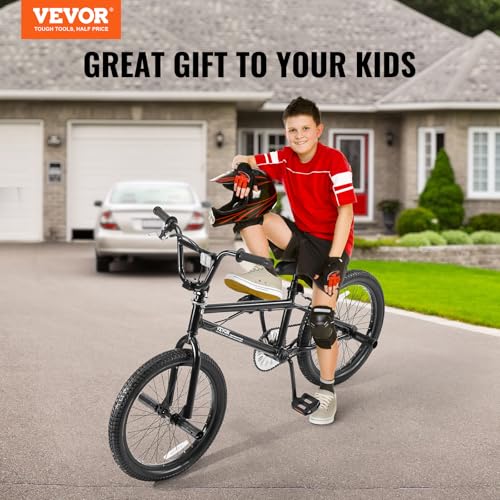 VEVOR BMX Bike, 18/20/24-Inch Wheel Freestyle & Race Bike