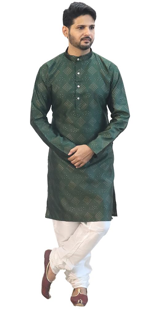 dishita brands factory Men's Malai Jacquard Kurta Churidar Pyjama Set-picture-45