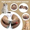 Cat Toy, Cat Scratchers for Indoor Cats Magic Organ Foldable Cardboard Cat Scratcher Kitten Toy Interactive Relieve Boredom and Exercise Brown-1Pcs #3