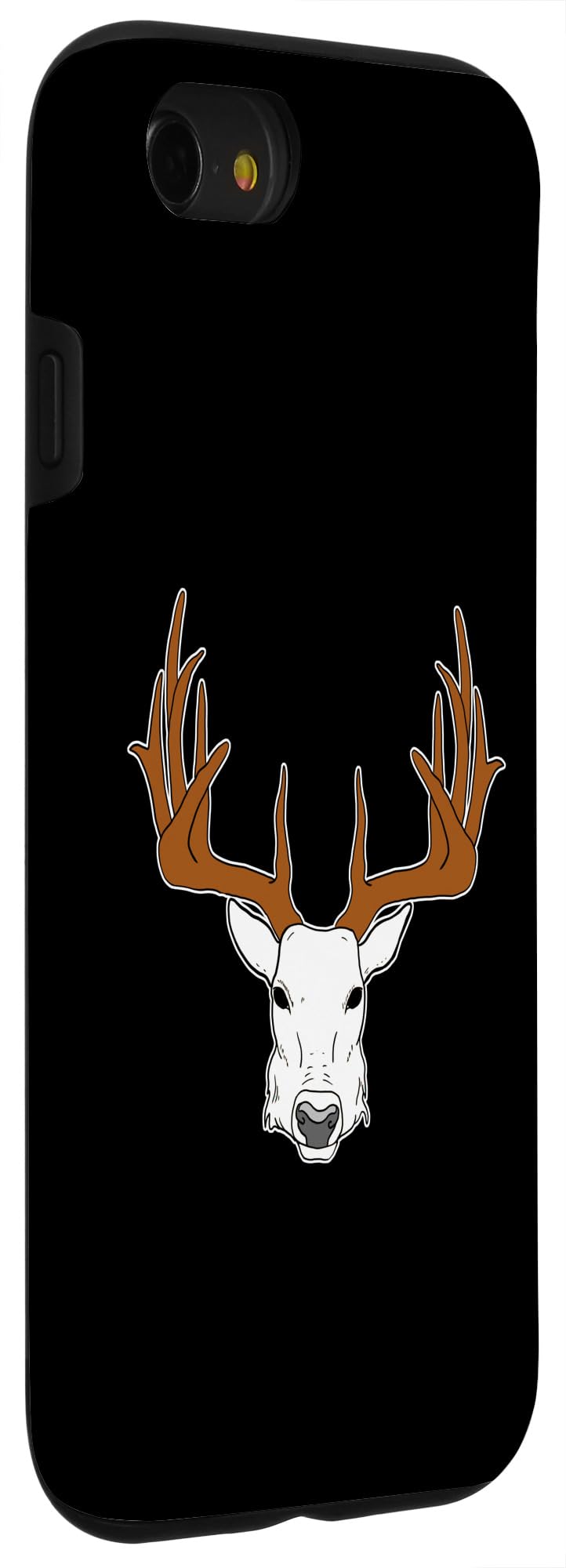 iPhone SE (2020) / 7 / 8 Hand Drawn Reindeer Head Realistic Style Case - Image 3