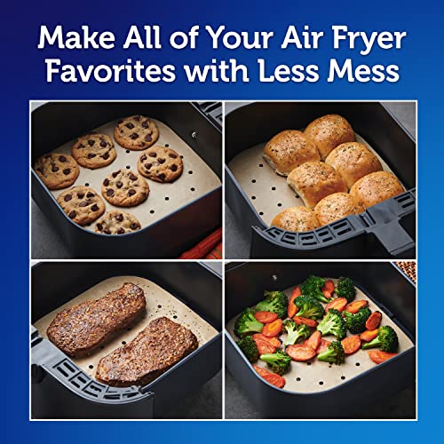 Reynolds Kitchens Air Fryer Liners Disposable, Unbleached Parchment Paper, 50 Count - image 8