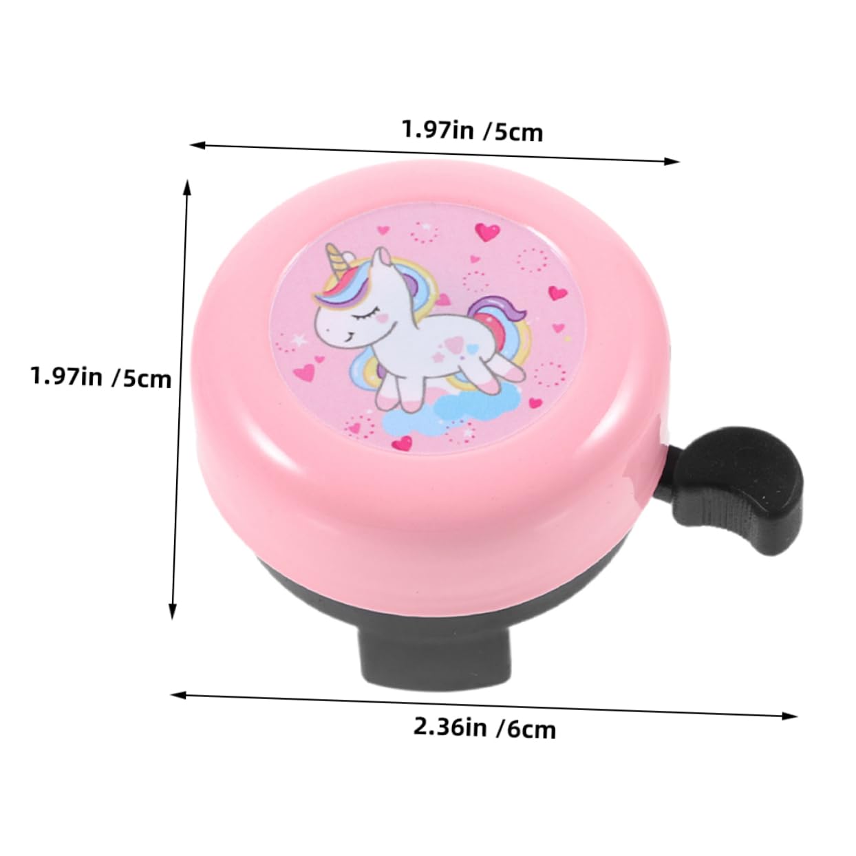 BESTonZON 4pcs Cute Cartoon Loud Bike Bell for Fun Bicycle Accessories for Boys and Fits Handlebars Easy Install Clear Sound Safety Ring for Bikes