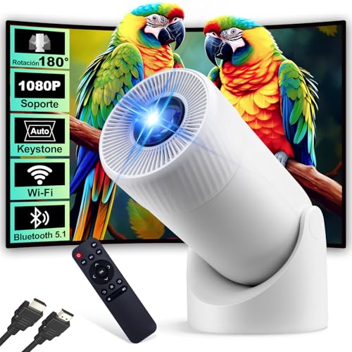 Mini Proyector WiFi BT5.1, 300 ANSI, 200''