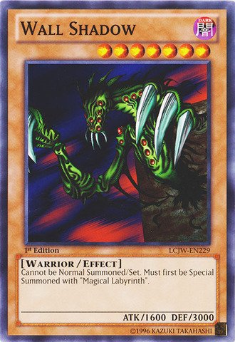 Amazon.com: YU-GI-OH! - Wall Shadow (LCJW-EN229) - Legendary