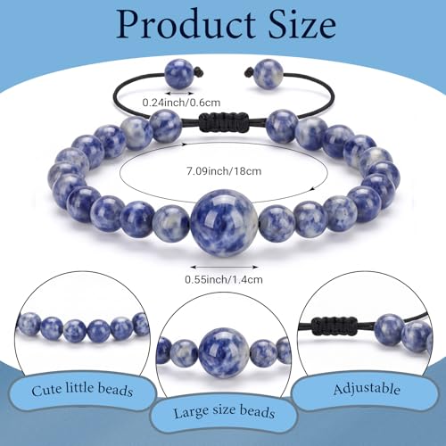 Image of Sureio 6 Pcs Motion Sickness Bracelets Cruise Essentials Adjustable Anti Nausea Wristband for Adults Car Sea Air Sickness Relief