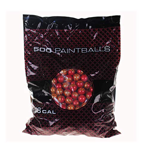GI Sportz XBALL Inferno Paintballs - .68 Caliber - 2 Tone Shell - Orange Fill - 500 Rounds