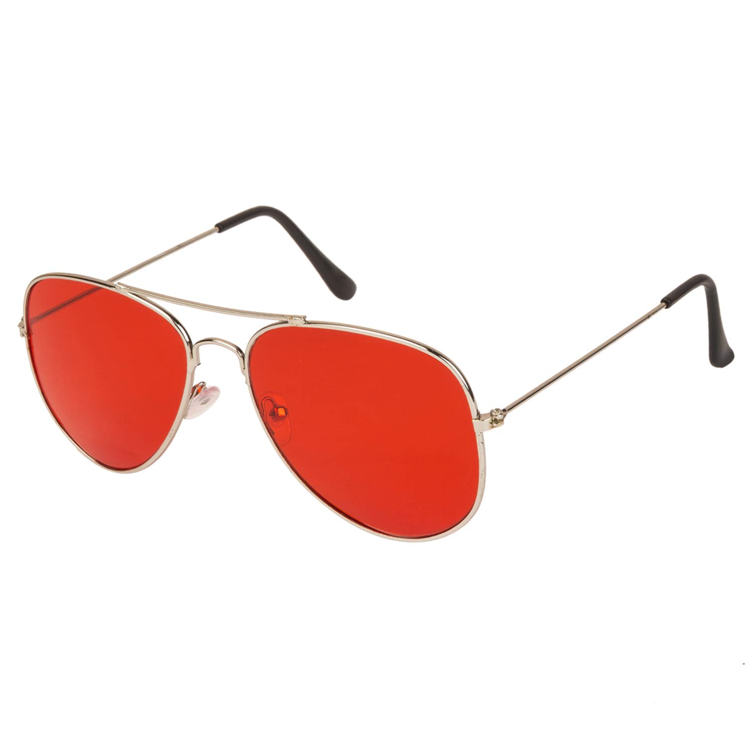 Classics Aviator Silver-Red UV Protection Sunglasses For Men & Women |MA-095-S9|-image-43