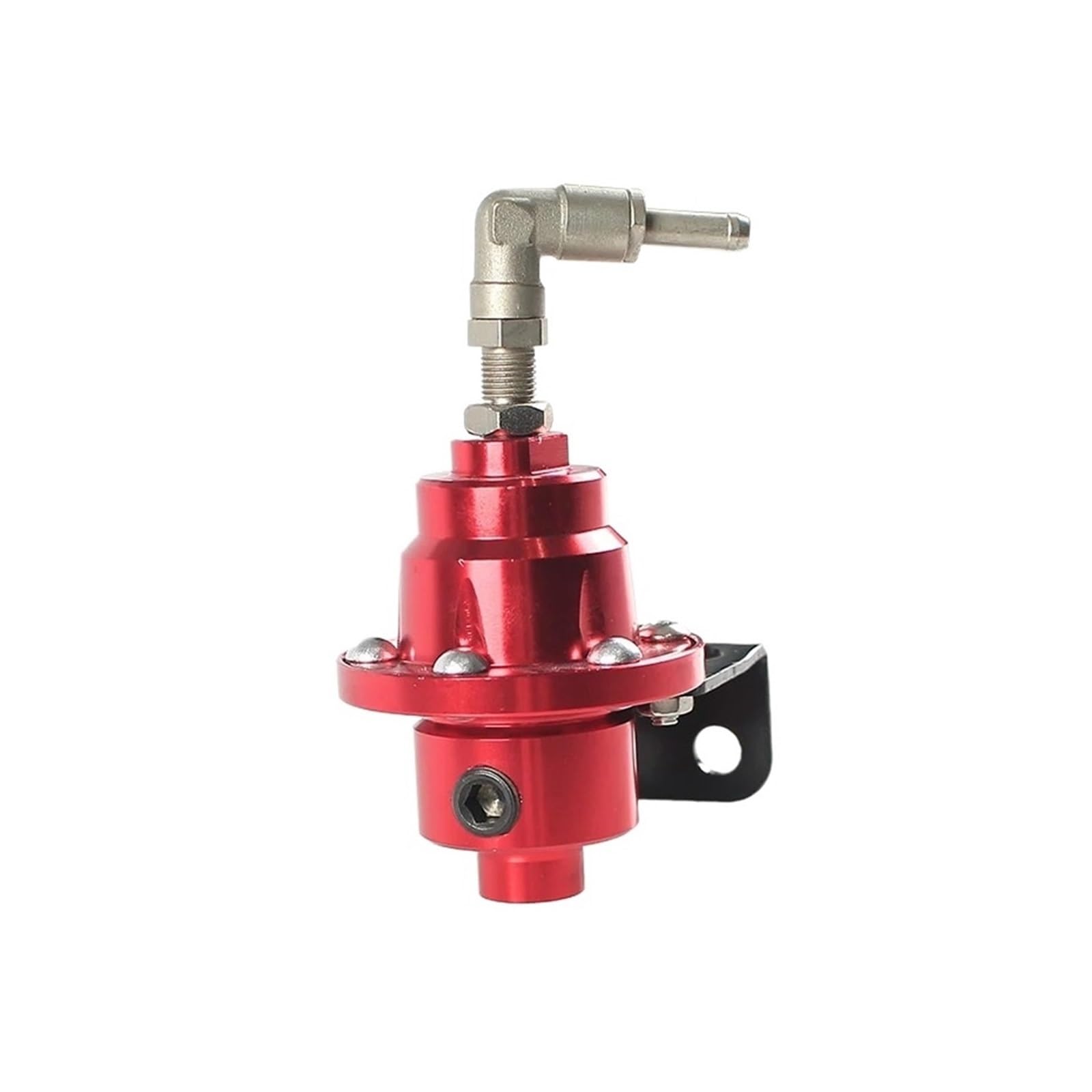 Régulateur de pression de carburant réglable avec kit de manomètre for la réinstallation d'un compresseur de carburant sur véhicule, vanne de régulation en aluminium FPR-1002(Gold)