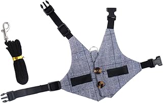 SUPVOX Hasenanzug Haustier Hasenleine Kaninchen Hasenweste Geschirr Geschmeidige Hasenweste Hasen Laufgeschirr Kleintierleinen Verstellbares Geschirr Kleidung Mit Leine product image