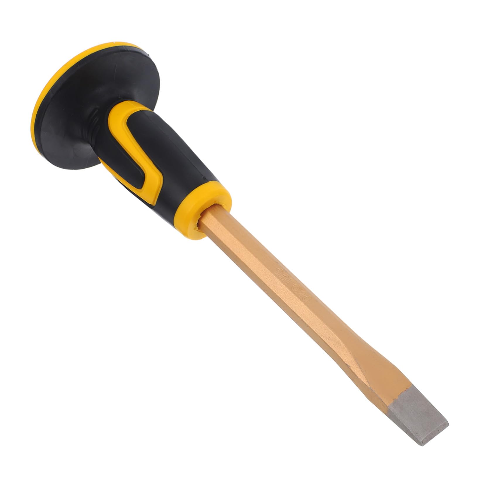 Ciieeo 3 Pezzi Scalpello per Muratura con Protezione per Mano Scalpello Manuale per Taglio e Fessurazione Pietra e Strumento Versatile per Falegnameria e Lavori Muratura