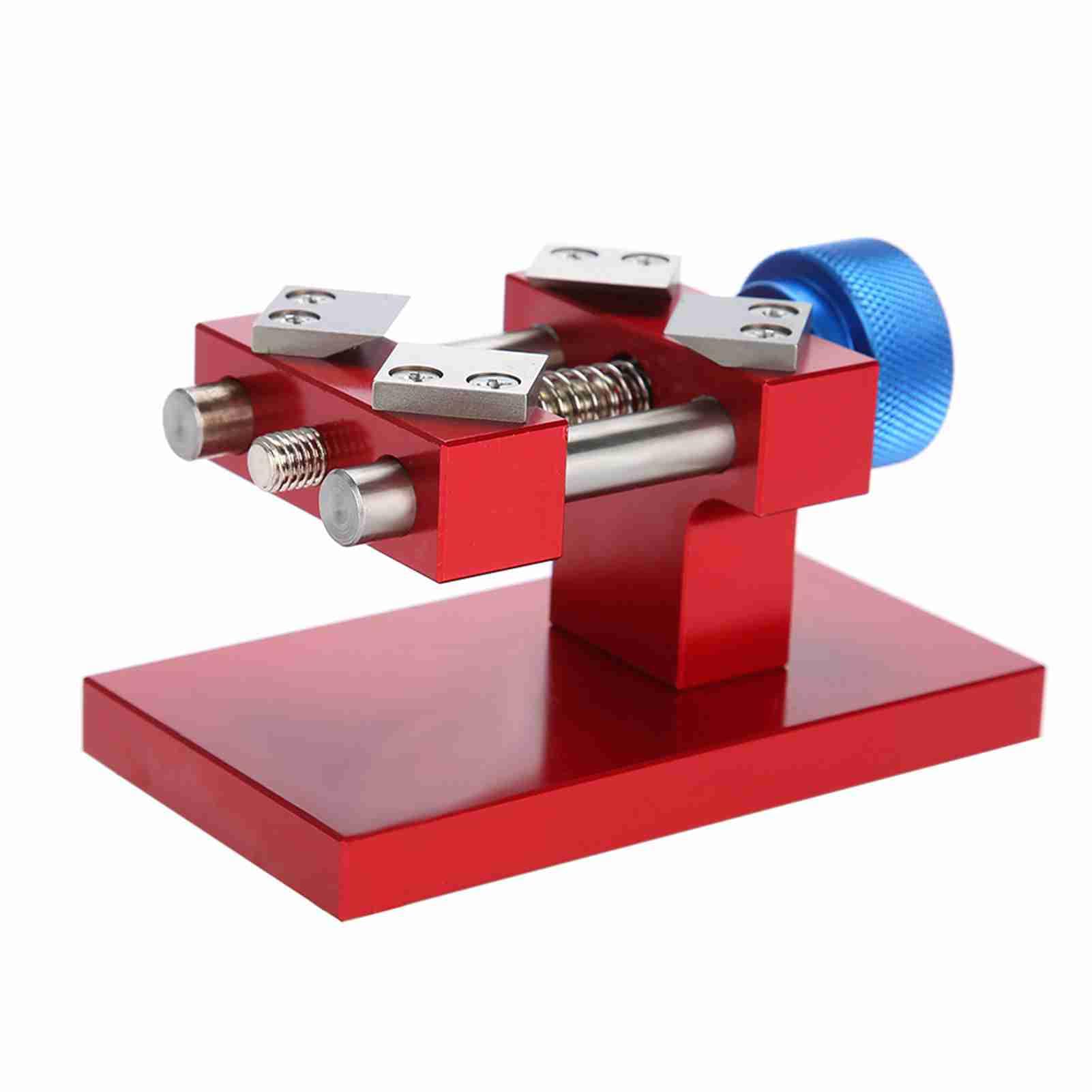 Ejoyous Watch Bezel Opener, Watch Bezel Remover Tool Workbench Back Case Opener Tool Watch Repair Tool for 38 to 40mm Diameter Watches Back Cover (Red or Silver) (Red)