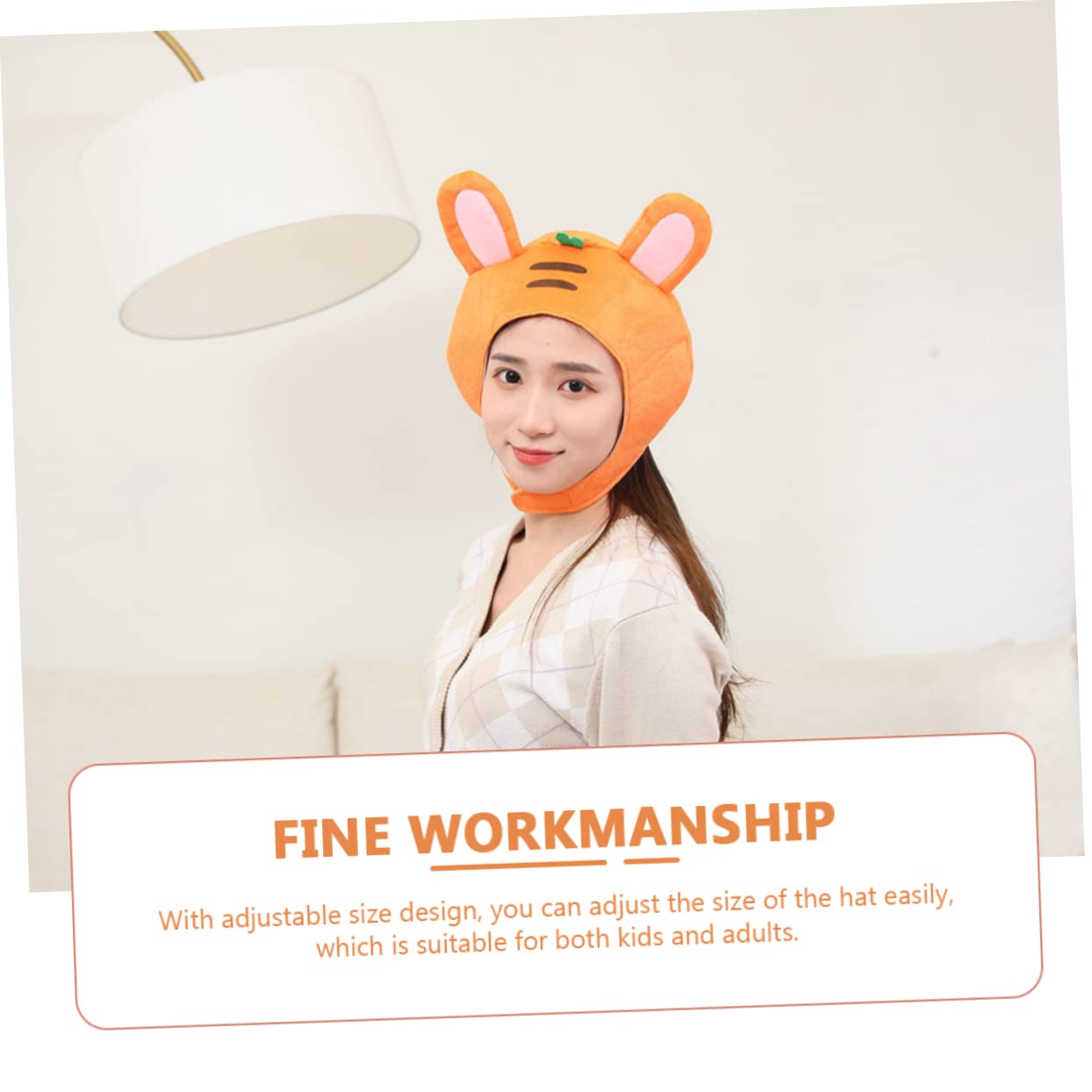 Abaodam 3piezas Sombrero De Peluche Con Orejas De Conejo Para y Fiesta De Pascua Accesorio De Disfraz Con Diseño De Adultos