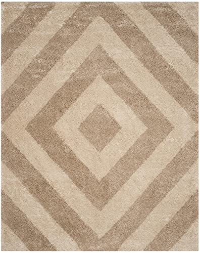 Image of Soft Fluffy Shag Area Rugs For Living Room,Shaggy Floor Rectangular Carpet For Bedroom,Girls Carpets Kids Home Decor Rugs,Cute Luxury Non-Slip[Size 5X8 Feet],Brown
