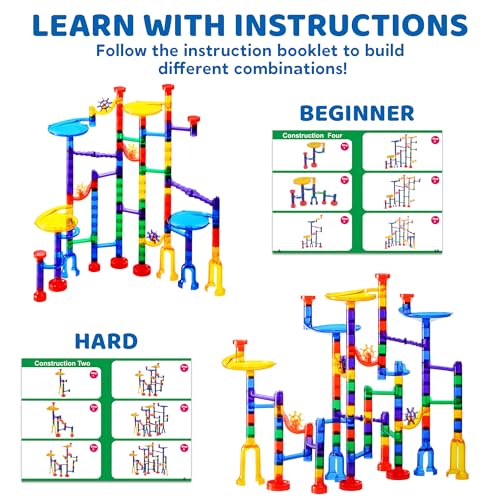 JOYIN Marble Run Endless Fun and Learning with 150Pcs Set Kids Castel