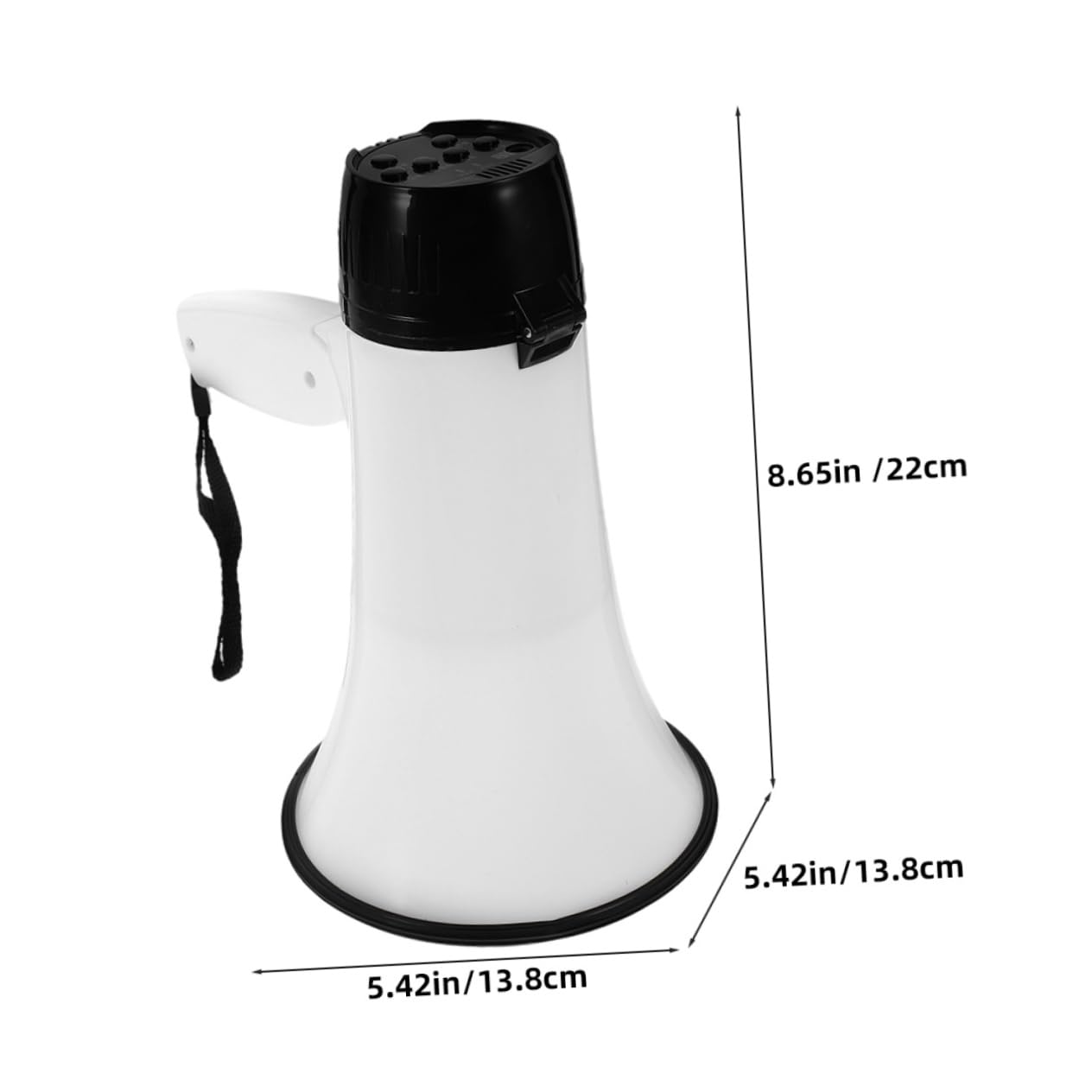 BESPORTBLE 1 Set Loudspeaker Portable Megaphone Volume for Sports Cheerleading and Events Battery Operated with Sound for Communication