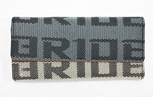 Bride Racing Women's Ladies Wallet Clutch Trifold Fabric Leather Bride Gradation (Mint Teal)2