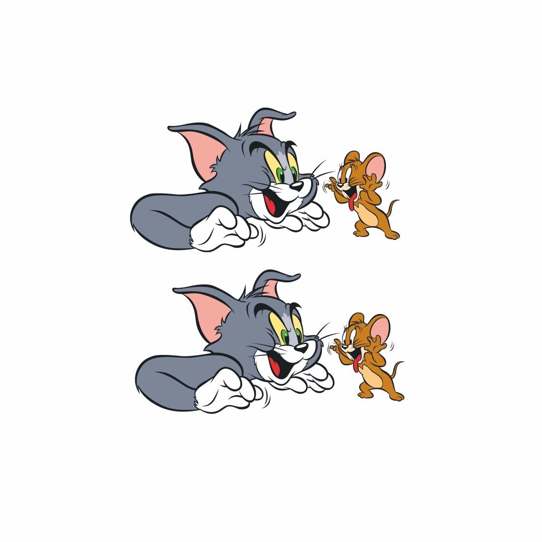 Tom and Jerry Teasing Each Other Wall Sticker for Kids Room, Living Room, Drawing Room, Home, Made by PVC Vinyl, Multicolor, Size 30 cm Pack of 2 Combo Brand Varadvinayak (B0CD62L69J) Amazon Price History, Amazon Price Tracker