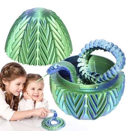 Escultura de huevo de serpiente, figura de huevo de serpiente, decoración de huevo de serpiente, huevo de reptil impreso en , réplica de serpiente, modelo de hielo de serpiente, pieza