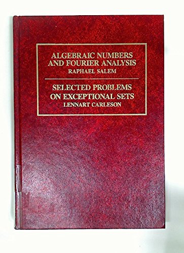 Buy Algebraic Numbers and Fourier Analysis — BookShops.in