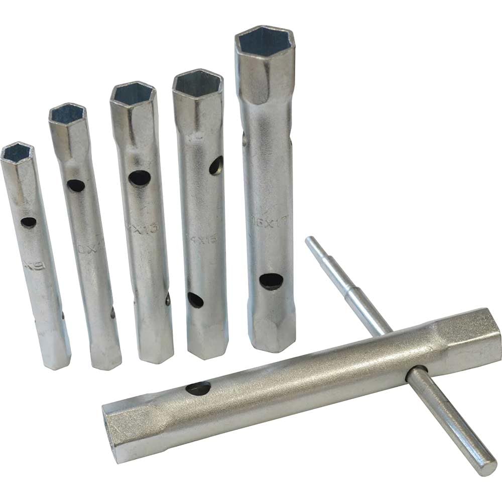 Faithfull  Box Spanner Set + Tommy Bar 6 Piece 8-19mm Faispboxset6 from B&Q