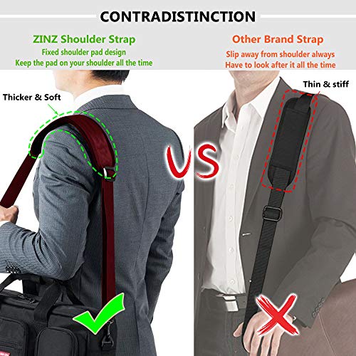 Image of ZINZ Bag Shoulder Strap, Padded Adjustable Shoulder Strap Replacement