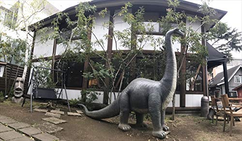 Amazon.co.jp: FRP恐竜オブジェ 草原のブロントザウルス ディスプレイ 