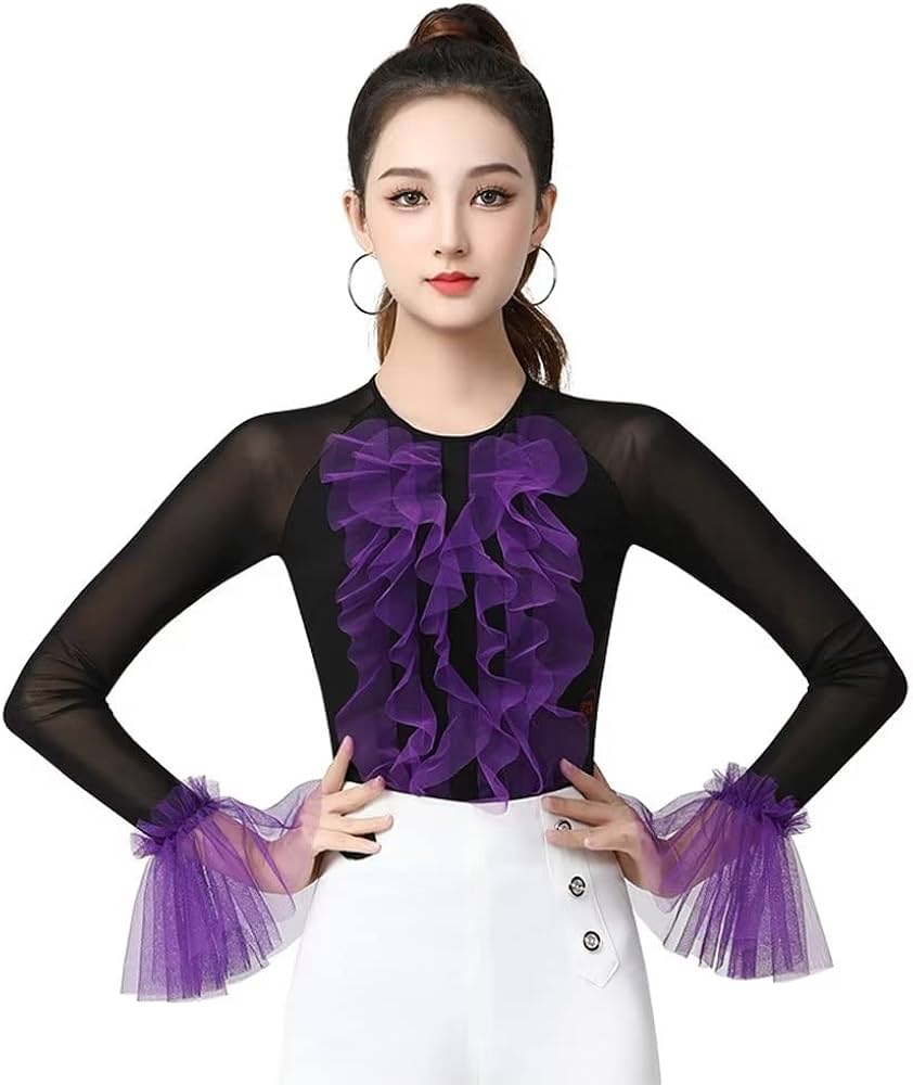 社交ダンス トップス レオタード モダン ラテン - 通販 - wood-let.com