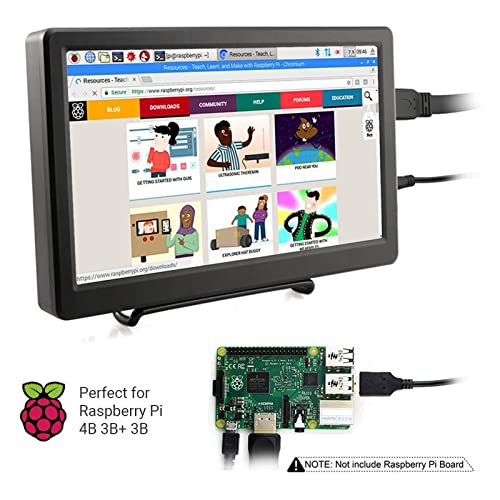Elecrow 10.1 Inch Raspberry Pi Screen 1920X1080P Portable Monitor Ips Gaming Screen Vga Hdmi-Compatible For Raspberry Pi 4B/3B+/3B Jetson Nano Windows 7/8/10/11 #TOP3