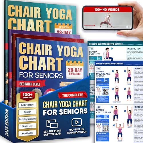 Chair Yoga 4-Book Set with Videos